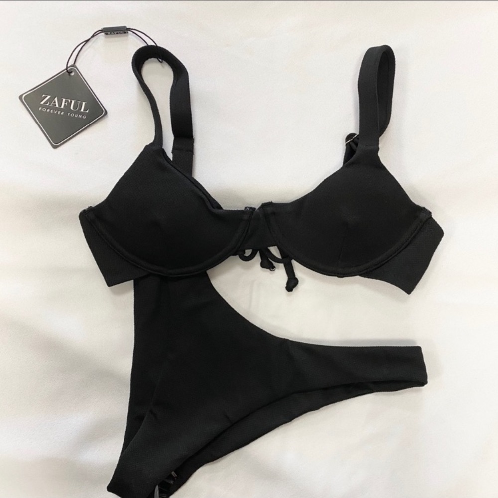 Black Zaful bikini set